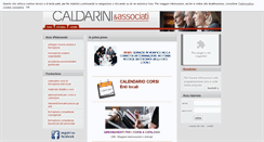Desktop Screenshot of caldarinieassociati.it
