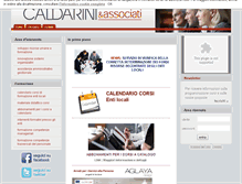Tablet Screenshot of caldarinieassociati.it